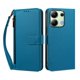 thumbnail image 3 of Funda con Billetera para [Xiaomi Redmi Note 13 4G] con Bolsillo Zipper y Tarjetero Azul lago, 3 of 6