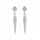 thumbnail image 1 of Aros Plata Mujer Largos Circones, 1 of 3