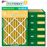 Filtro De Aire Filterbuy Merv 11 16 X 25 X 4 Cm Superior Pet Allergy