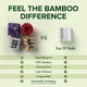 thumbnail image 5 of Papel higiénico QLE Bamboo, paquete de 4, 3 capas, 300 hojas, 5 of 6