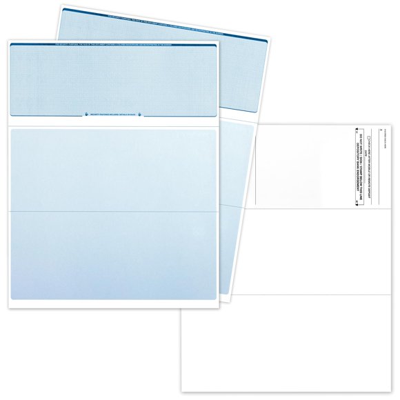 Papel para Cheques Check O Matic 21,6 × 27,9 cm, paquete de 100