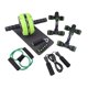 thumbnail image 3 of Rueda De Rodillo Para Abdominales, Equipo De Fitness Para Interiores, Gimnasio En Casa, Entrenamiento, Expansor De Pecho, Color Verde, 3 of 5