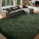 thumbnail image 1 of Alfombra verde de felpa FinRèc Home 183 × 274 cm, 1 of 9