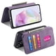 thumbnail image 4 of Funda Billetera Magnética para Samsung Galaxy A36 Soporte Tarjetas Desmontable Morado, 4 of 6
