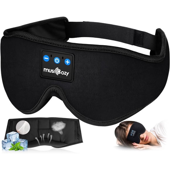 Auriculares para dormir MUSICOZY GH01 Bluetooth 5.4 14h Negro