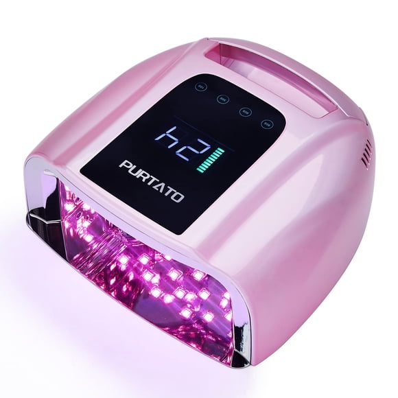 Lámpara de uñas UV LED Purtato Professional recargable 96W