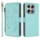 thumbnail image 2 of Funda Cartera Mariposa para [Motorola Edge 70 Pro] con Soporte y Cremallera Verde menta, 2 of 6