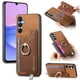 thumbnail image 1 of Funda Magnética Para Samsung Galaxy A15 Con Billetera Y Anillo Protector Resistente Marrón, 1 of 6