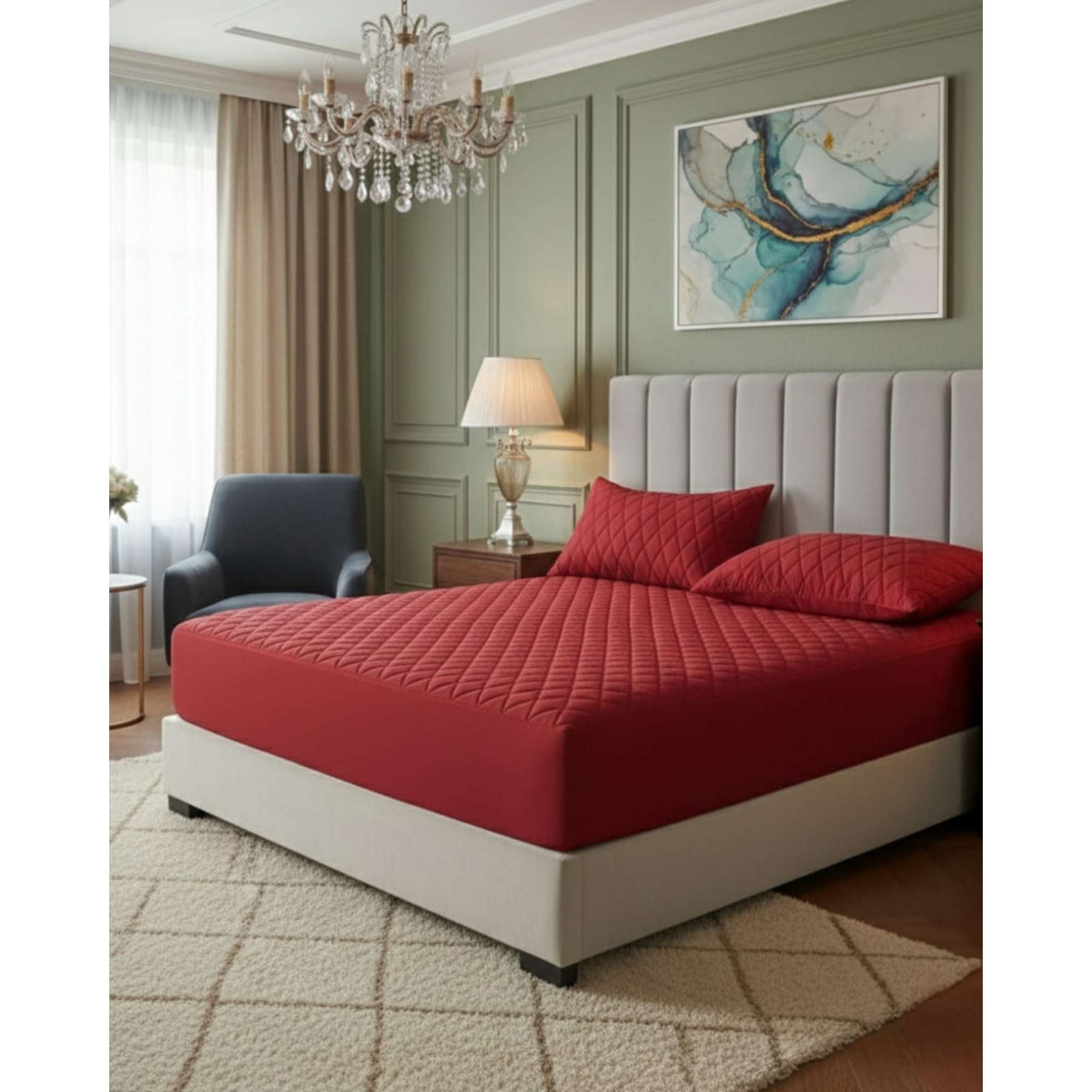 Myl Todo Hogar - Cubrecolchón Impermeable King Ultra Resistente Y Respirable