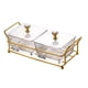 thumbnail image 1 of Contenedor Metal Frame Transparente Portátil Para Picnic Restaurante Cocina 2pcs, 1 of 3