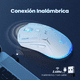 thumbnail image 5 of Mouse Gamer Blanco Luz Rgb Conexión Inalámbrica O Con Cable, 5 of 8