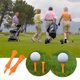 thumbnail image 4 of Tees de golf biodegradables biselados consistentes, 100 unidades, material plástico naranja, 4 of 8