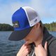 thumbnail image 5 of Gorra trucker Grace Folly azul y negra con cierre snapback y malla, 5 of 7