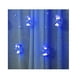 thumbnail image 2 of Cascada Navidad Pelotas Transparentes Con Luces Azul Interiores, 2 of 2
