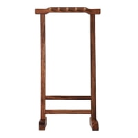 Magideal - Soporte Para Bolígrafo De Caligrafía, Estante De Exhibición Exquisito De 10 Pines, Colgador De Madera, Estante Retro, Bolígrafo De Caligrafía Colgante Palo De Rosa