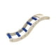 thumbnail image 1 of Puente Con Escaleras Para Pájaros, Accesorios Para Jaula, Percha Para Pájaros Para Loros, Periquitos, Periquitos, Azul, 1 of 5