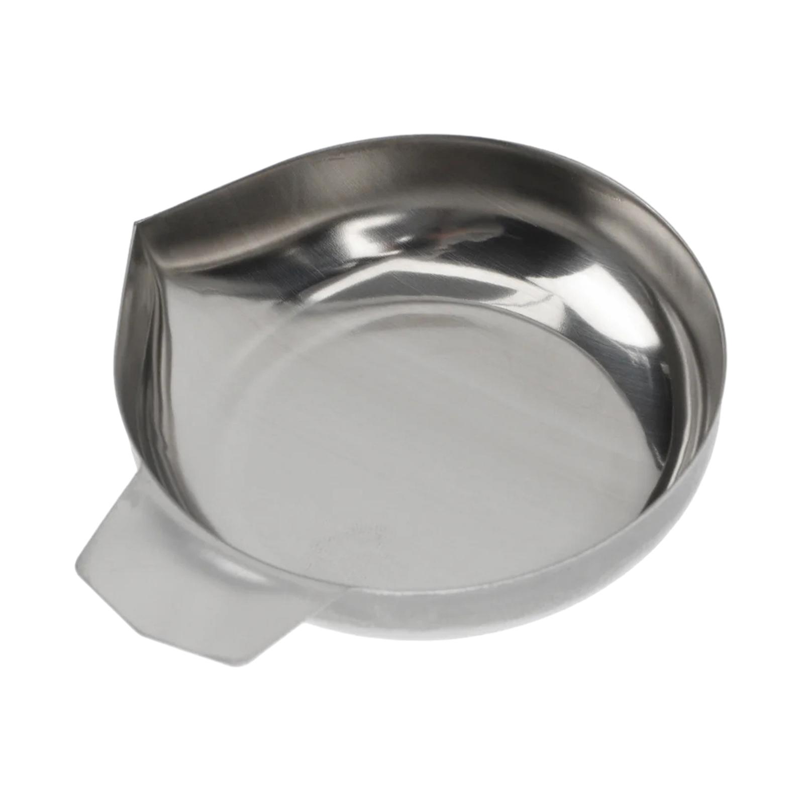 Magideal - Báscula De Joyería, Bandeja De Comida, Bandeja Medidora De Joyería, Herramientas De Medición, Bandeja De Equilibrio Electrónico, Bandeja Medidora De P 1 Uds De Acero Inoxidable