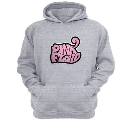 Genérico - Polerón Canguro Pink Floyd Gris Claro Talla Xs Unisex
