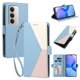 thumbnail image 2 of Funda Libro Tricolor para Xiaomi Redmi 15 con Ranuras para Tarjetas, Azul Claro, 2 of 6