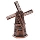 thumbnail image 3 of arte de la estatuilla del modelo del molino de viento holandés del metal de cobre para la decoración del estante, 3 of 3
