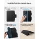 thumbnail image 3 of Funda Spigen Liquid Air Folio para iPad 11.ª generación de 11 pulgadas, color negro, 3 of 8