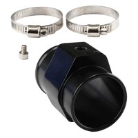 Ioensy - Adaptador De Sensor De Indicador De Temperatura Del Agua Abrazaderas De Refrigerante De Aluminio De 3 Vías 40Mm