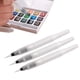 thumbnail image 5 of 3pcs Refillable Water Brush Ink Pen for Watercolor, Calligraphy, Drawing, Painting, and Illustration - S/M/L Sizes Available - Office Stationery Essential, 5 of 5
