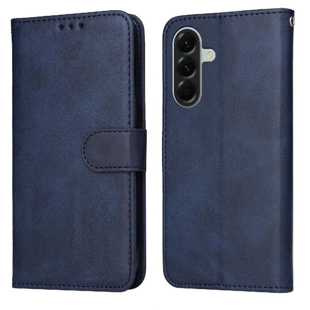 Funda Billetera para Samsung Galaxy A57 con Porta Tarjetas y Soporte Ajustable Azul
