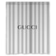 thumbnail image 1 of Cortina de ducha con el logotipo de Gucci en blanco, juego de cortinas de baño con ganchos, tamaño 60 x 72 pulgadas, 1 of 3