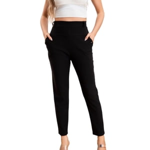 Likeshop - Pantalón Vestir Mujer Semi Formal Calza Pitillo Tiro Alto 7008