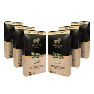 Marley Coffee - Pack 6 Estuches Sticks Café Liofilizado Positive Vibration