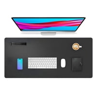 Genérica - Alfombrilla Mousepad Cuero Cubierta Escritorio 80X40 Cm