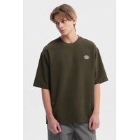 Fashionspark - Polera Hombre Waffle Label Verde Militar