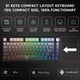 thumbnail image 2 of Teclado para juegos AOC GK330 inalámbrico RGB BT/2.4 GHz intercambiable en caliente, 2 of 9