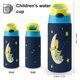 thumbnail image 2 of El Principito Botella de Agua con Tapa Pop Top de Un Toque, Acero Inoxidable, a Prueba de Fugas, para Deportes, Botella Infantil azul 12 oz, 2 of 6