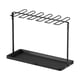 thumbnail image 2 of Organizador De Metal Para Colgar Copas De Vino, Estante De Secado Para Barra De Cocina, Color Negro, 2 of 5