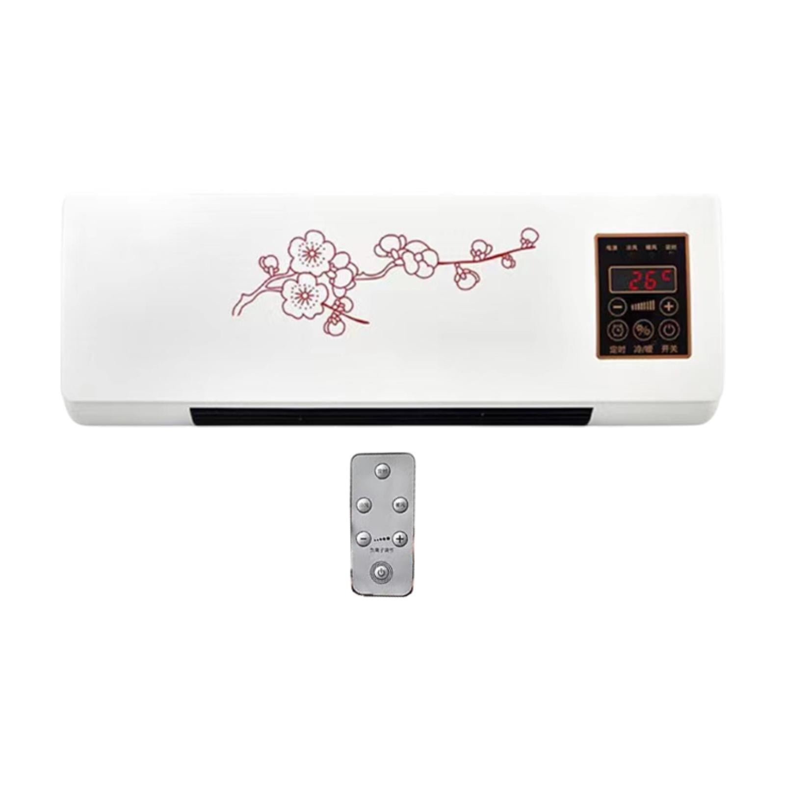 Bothyi - Calentador De Pared Pequeño De Bajo Ruido Portátil De 8 H Temperizador Para El Baño De Oficina