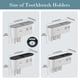 thumbnail image 2 of Soporte para cepillos de dientes BHeadcat montado en la pared con dispensador y vasos, 2 of 7