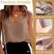 thumbnail image 4 of Camisola de seda con tirantes para mujer, sexy, de satén, antideslizante, suave, para mujer, 4 of 5