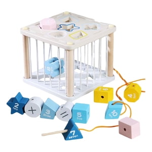 Bothyi - Juguete Para Enhebrar Cuentas, Interactivo Para Padres E Hijos Para Niños Pequeños En Casa