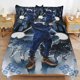 thumbnail image 1 of Jujutsu Kaisen Bedding Set Duvet Cover Comfortable and Lightweight Cartoon Bedding 3 Piece Bed Set, 1 of 5