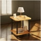 thumbnail image 1 of Mesa Centro Minimalista Madera Almacenamiento Espacio Reducido, 1 of 2