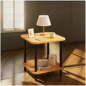 Genérico - Mesa Centro Minimalista Madera Almacenamiento Espacio Reducido