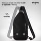 thumbnail image 3 of Cartera True Religion Crossbody Pequeña Negra, 3 of 3