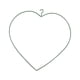 thumbnail image 3 of Decoración del día de San Valentín Marco de corona de alambre en forma de corazón Decoración del hogar Anillo de metal Círculo de hierro para jardín C, 3 of 5
