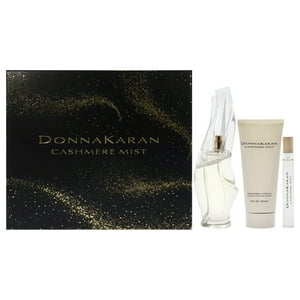Donna Karan - Niebla De Cachemira De Para Mujer: Set De Regalo En Spray, Spray Edp Y Loción Corporal