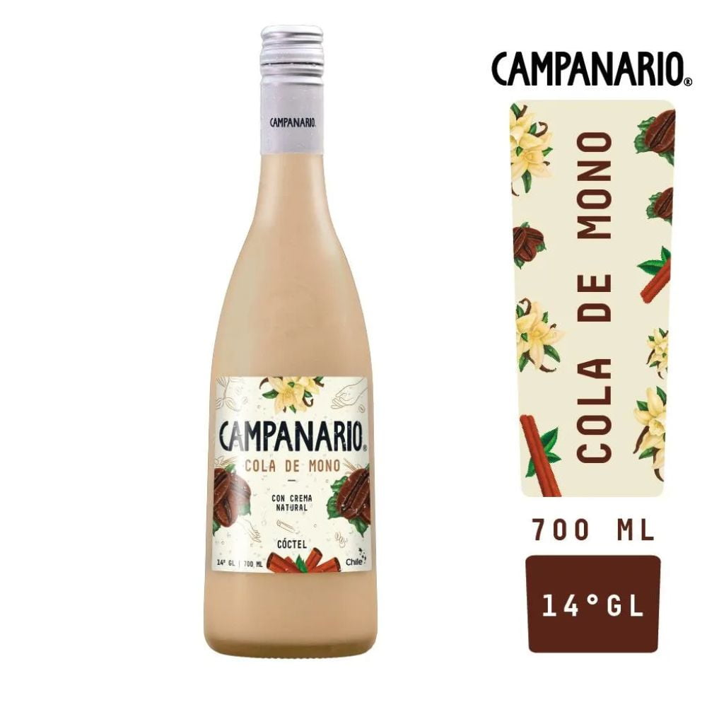 Licor Cola De Mono 14° Botella 700 ml Campanario