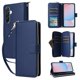 thumbnail image 5 of Funda Cartera con Cremallera y Correa para Samsung Galaxy A36 Soporte y Tarjetero Azul, 5 of 5