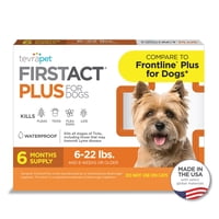Tratamiento Antipulgas Tevrapet Firstact Plus Para Perros Pequeños 6 Dosis