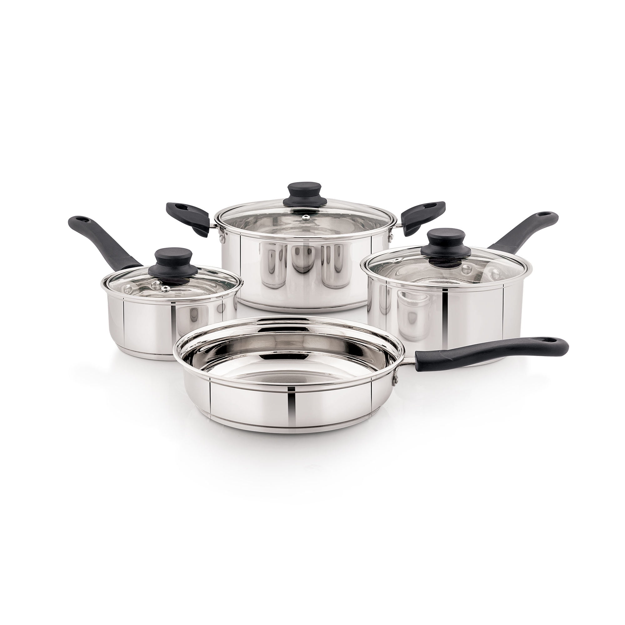 Haus - Bateria Cocina 7 Piezas De Acero